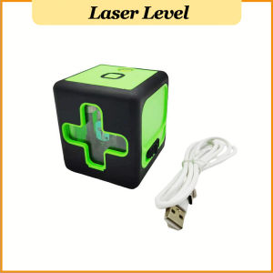 Level Laser Portable Mini Strong Light Thin line Level Green 2 Lines Line Projector with Support High Precision Level Automatic Wiring