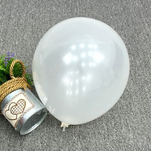 Thickened Pearl White Balloons Decorative Festival Celebration round Tail Balloons in Various Sizes from 5 to 18 Inches