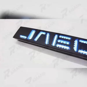 CHERY JAECOO J7 GT FRONT BUMPER GRILL COVER LOGO EMBLEM WITH DRL DAYLIGHT LIGHT LAMP