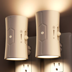 2packs LED Wall lamp bedroom bedside lamp touch sensor plug in living room aisle corridor wall night light