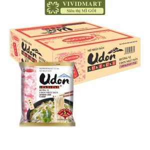 [THÙNG 24 GÓI] - ACECOOK - Mì Udon Sưkisưki 2 vị: hương vị Nhật Bản và Udon trộn vị bò xốt Teriyaki (75-82g/gói) - Udon Sưki Sưki công nghệ Nhật Bản - Udon trộn Sukisuki - Mì ăn liền Udon Sưki Sưki Nhật Bản sản xuất tại Việt Nam