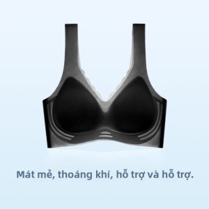 Áo ngực nữ MiiOW làm bằng lụa băng không đường may bó sát thoáng khí