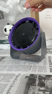 LYNXZ Z8pro Desktop Fans Large 5 Gear Wind Smart LCD Display Mini Fans 1800mAh Battery Fans with Digital Display