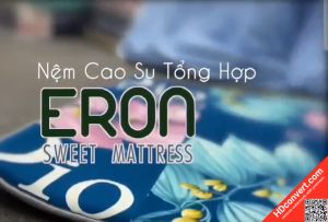 Nệm Cao Su Trải Sàn 3 Lớp Eron Êm Ái Và Thoáng Mát Dày 3cm Đủ Size Giao Màu Ngẫu Nhiên-Tặng Kèm Drap Nệm-Giao Hỏa Tốc 2H