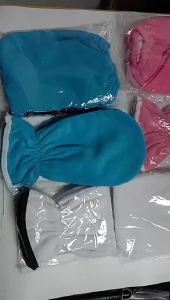 1 Pair Insulation Care Gloves Flannel Elastic Opening Nail Protection Hand Therapy Paraffin Wax Mitts Reusable Warmers For Women