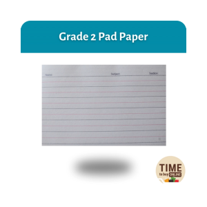 Grade 2 Writing Pad 80 leaves per pad