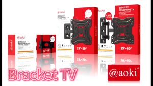 AOKI BRACKET TV 19"-60" AT-1060 IMPORT / PENOPANG TV 19-60 inch / breket tv 19-60" / bracket dinding TV