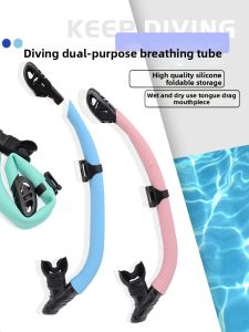sui xin yu qie | Anti-Leak Full-Dry Snorkel for Freediving