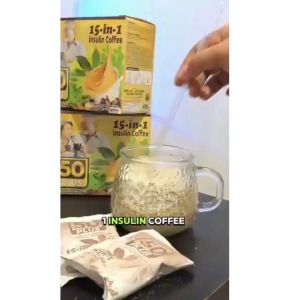 50 Plus Inulin Coffee: Reduce Lower Blood Sugar Levels, Increase Energy, and Promote Good-Quality Sleep