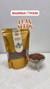 Mahnaz Food Flax Seeds Healthy Nutritious Seed Bottle Packaging (260g/300g)