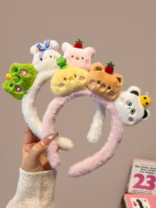 Phụ Kiện Tóc Dễ Thương Hoạt Hình Gấu Ếch Bằng Vải Nỉ Dành Cho Nữ Phụ Kiện Tóc Rửa Mặt Phụ Kiện Tóc Mùa Thu Đông Phụ Kiện Tóc MichuGo