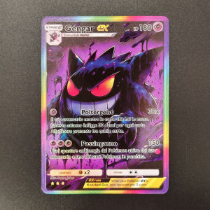 Funism | All Styles Gengar Cards Holographic Full Art Ghost Type Cards Self Made Hobby Collectible Game Card Toy