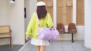 Large Capacity Travel Bag with Shoe Compartment for Women Waterproof Gym Backpack Fitness Duffle Bag