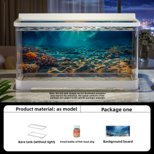 KUOTING | Filtering Oxygenation Integrated Small Desktop Fish Tank
