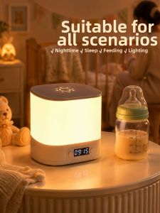 jiuxin lighting | Bedside Night Light Gentle Sleep Aid Breastfeeding Helper Eye-protection Pat Control Remote