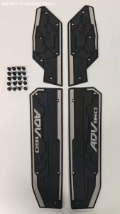 Honda ADV 160 Floor Step Board Rest Carpet w/ Bolts 4PCS Premium Thick Rubber Motorcycle Accessories