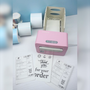 A6 100X150mm AWB Air Waybill Thermal Label kertas untuk pencetak terma | Sempurna untuk Label penghantaran barcode resit tag harga pembungkusan