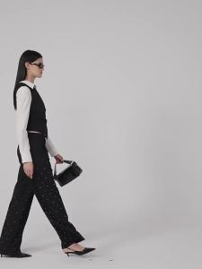 ANN ANDELMAN | French Style Off-shoulder Faux Two-piece Shaping Top