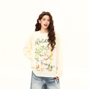 WILDAZI | American Retro Hand-drawn Print Summer Long-sleeve Lightweight Sun-protective Shirt
