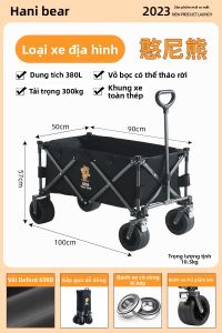 HANNIXIONG | Xe Đẩy Di Động Ngoài Trời