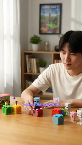 Timi Baby Character Building Bricks Toy Game Character Model Toy