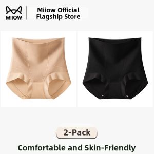 MiiOW | High Waist Tummy Control Underwear Women Seamless Thin Breathable Shaping Butt Lift Triangle