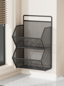 Wall Mounted Storage Basket For Storing Condiments