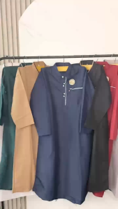 jubah anak lengan panjang usia 1-12 tahun bahan Katun Premium