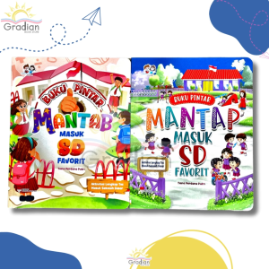 Buku Pintar Mantap Masuk SD Favorit Indonesia Cerdas / Buku Siap Masuk SD untuk TK PAUD