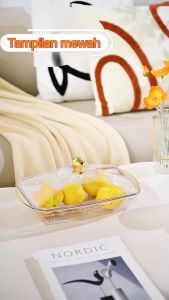 Piring Buah dengan Tutup & Piring Saji Kue Roti HSB857