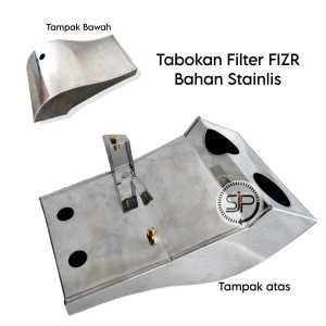 Tabokan Filter Motor FIZR F1ZR fizr Bahan Stainlis