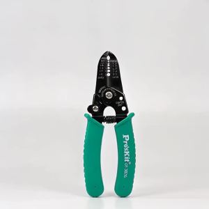 Pro’sKit | ProsKit CP-301G Multi-Functional Electrician Wire Stripper & Crimper Tool - Perfect For Peeling & Network Cabling