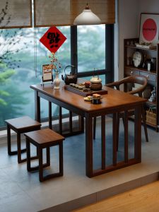 ZHUOHE | Chinese Style Dual-use Table for Drinking Tea and Writing