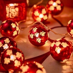 Festival Decoration Light Strings Red Lantern Chinese Blessing