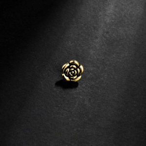 Retro Cherry Blossom Tea Flower High-End Chest Pin Fixed Scarf Clasp Elegant Anti-Light Buckle New Model Rainbow Princess