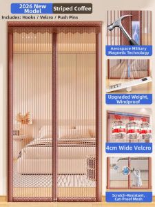 MiiOW | Mosquito Repellent Magnetic Mesh Curtain Self Adhesive Home