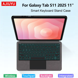 Touchpad Keyboard For Samsung Galaxy Tab S11 2025 11" Protective Case For Tab S11 SM-X730 X736 11 Inch Backlight Keyboard Cover