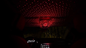 5pcs Universal USB LED Star Projector Neon Atmosphere Ambient Lamp Car Roof Interior Light Laser