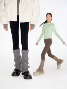 LOVESASAKIDS | Stacking Socks Attached Warm Leggings