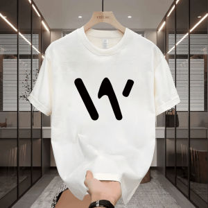 Áo Thun Cotton Cổ Tròn Tay Ngắn Mùa Hè Thường Ngày Đa Năng Rộng Rãi in Họa Tiết Thời Trang Nam Áo Thun Cotton Thoáng Khí Thấm Mồ Hôi