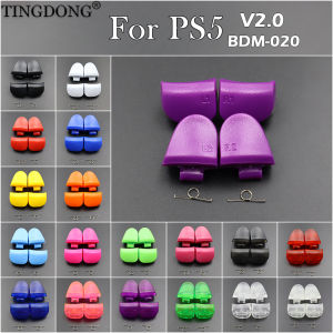 L1 R1 L2 R2 Trigger Buttons Kit With Springs Replacement For PS5 DualSense BDM-020 V2.0 Controller Gamepad Repair Parts