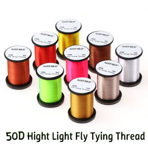 1PC/9PCS 50D Hight Light Fly Tying Thread Dry Wet Midge Nymph Small Fly Tying Materials Fit #16-#22 Fly Hook