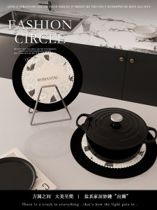 Oil Resistant Dining Table Mat Heat Insulation Pad High Level Anti Scald Cup Mat Home Use Water Absorbent High Temperature Resistant Bowl Mat Sand Pot Mat