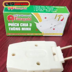 Phích cắm chia 3 thông minh 3000W Thương hiệu Fanagold