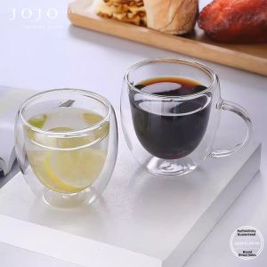 Double Walled Heat Resistant Borosilicate Glass Cup