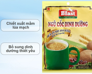 Ngũ Cốc Dinh Dưỡng Vinacafe Bfast 550g(22gói x 25g)