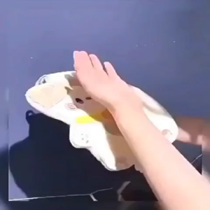 Indo 1866 - Lap Tangan Karakter Kucing / Hand Towel Tebal Lembut  / Lap Tangan Bulu Tebal Premium