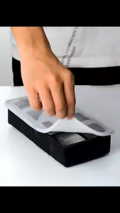 6/8/15 Grid Big Ice Tray/Food Grade Silicone Mold/Giant Square DIY Ice Cube Maker​/​Ice Making Box Freezer Container