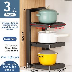 Giá Đựng Nồi Điều Chỉnh Nhiều Tầng