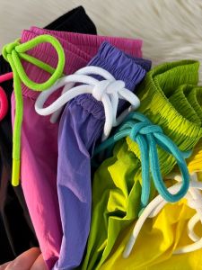 Dopamine Quick Dry Shorts Men Summer Thin American High Street Trendy Brand Colorful Sports Casual Five-Quarter Mid-Pants